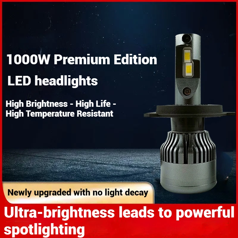 

2PCS X7 Led Headlight H7 Lamp Canbus H11 Led Bulb 1000W 16000LM H1 H4 H7 H11 9005 HB3 9006 880/1 9012 Car Led Headlight Fog Ligh