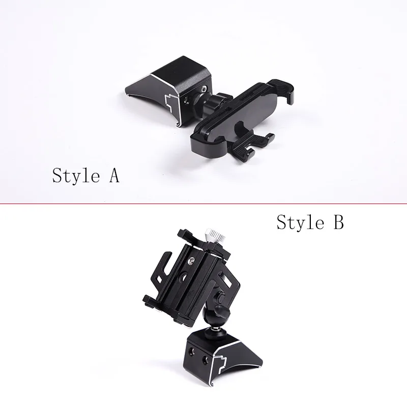 For Toyota FJ Cruiser 2007-2021 Aluminum Alloy Car Phone Holder Multifunctional GPS Navigation Holder Car Interior Accessories