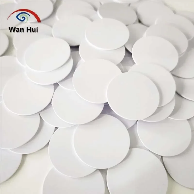 10Pcs NFC Key Tag Ntag215, 13.56 MHz, NTAG 215, Ultralight RFID Tags, Round Tags, Diameter 25 mm