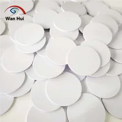 10Pcs T5577 EM4305 Rewtitable 125KHz RFID TagNFC Card Round Coin Card Chip Contactless ID Element Tags Sticker Label 20mm 25mm