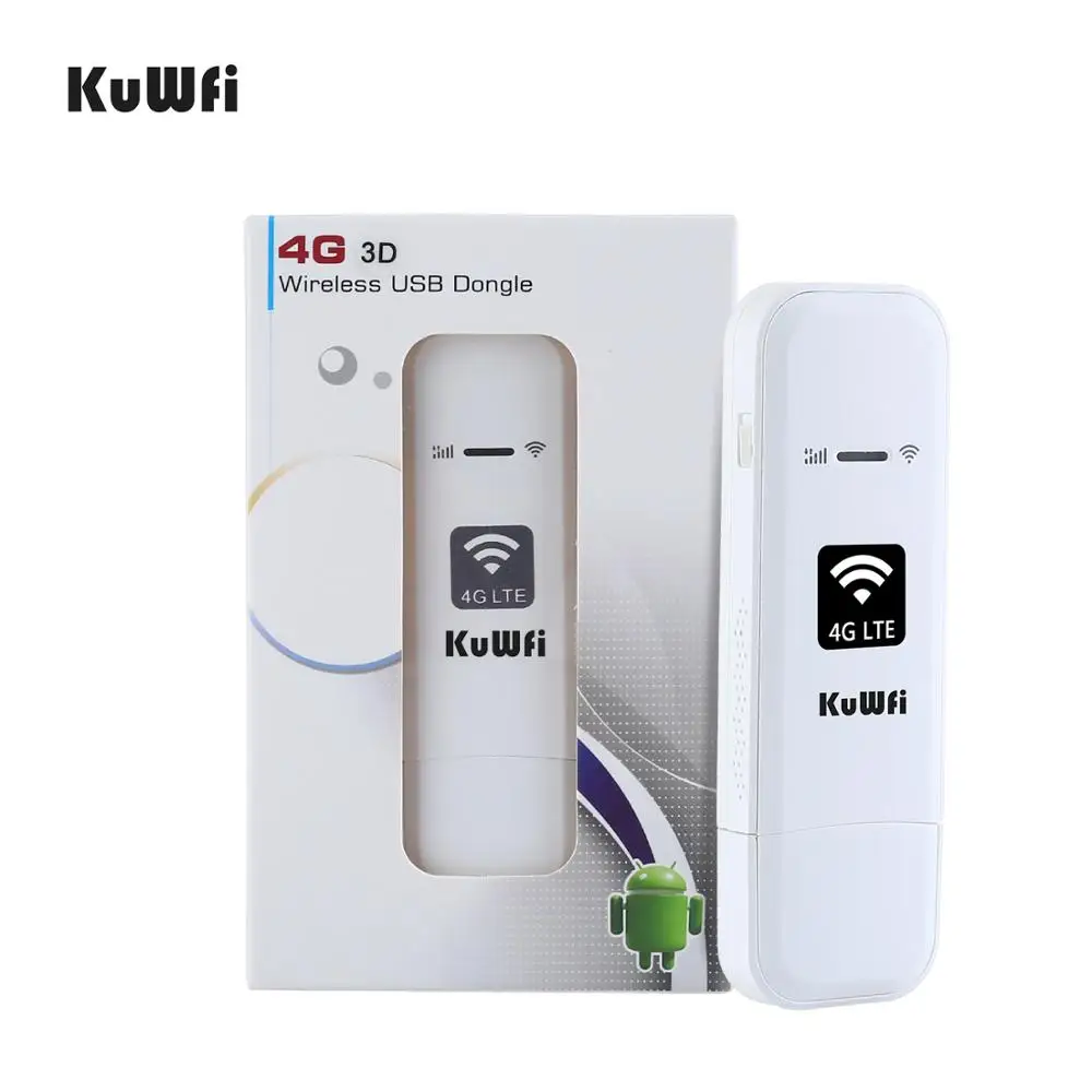 Imagem -05 - Kuwfi-roteador Portátil 4g Wifi 150mbps Modem Lte Usb Hotspot de Bolso Dongle Usb Adaptador Wifi Universal Desbloqueado