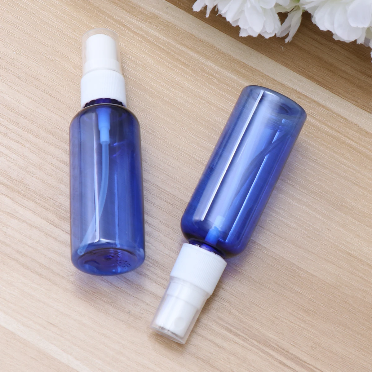 20 Pcs Spray Bottle Atomizer Perfume Sprayer Refillable Travel Size Blue Hair Lightweight Compact Non Leaking Durable