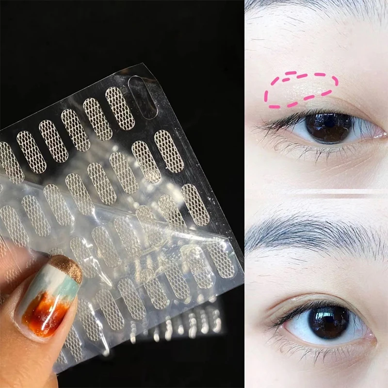 Z. Natural Eye-Lift Mesh-Lace Transparent Invisible Self-adhesive Eyelid Tapes Stickers Invisible Double-fold Eyelid Stickers