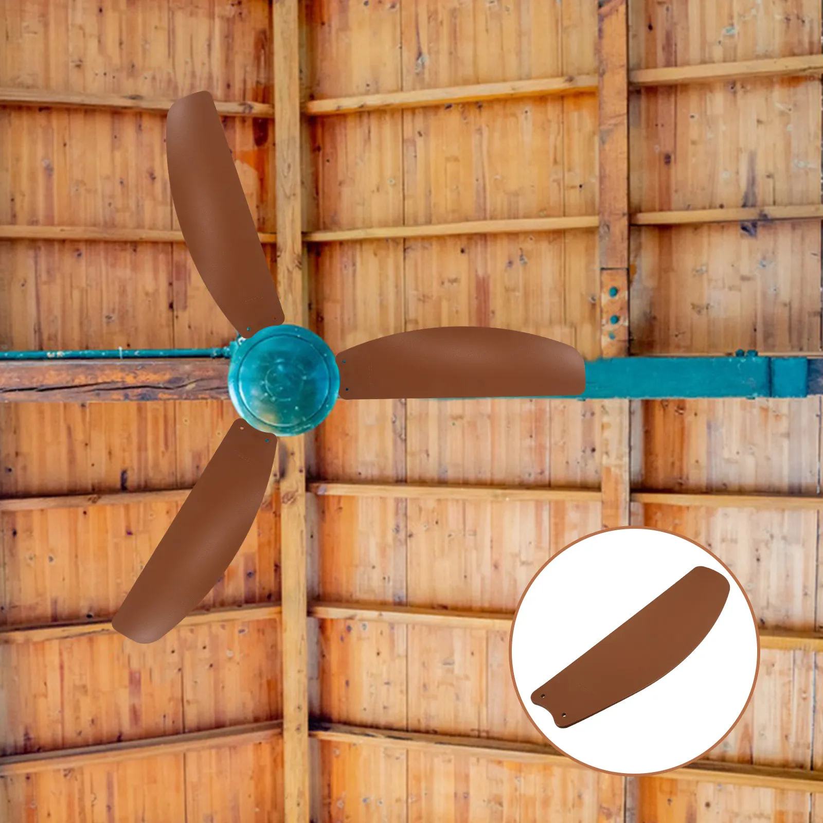 Plastic Ceiling Fan Blades Replacement Universal Waterproof for Electrical Fans Enhanced Airflow Precision Balanced Quiet