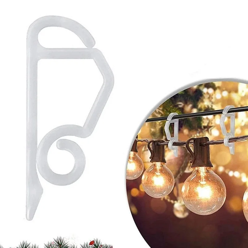 

Вешалки с зажимами Многоцелевые садовые фонари Рождественские огни Регулируемые уличные фонари для праздничных рождественских желобов