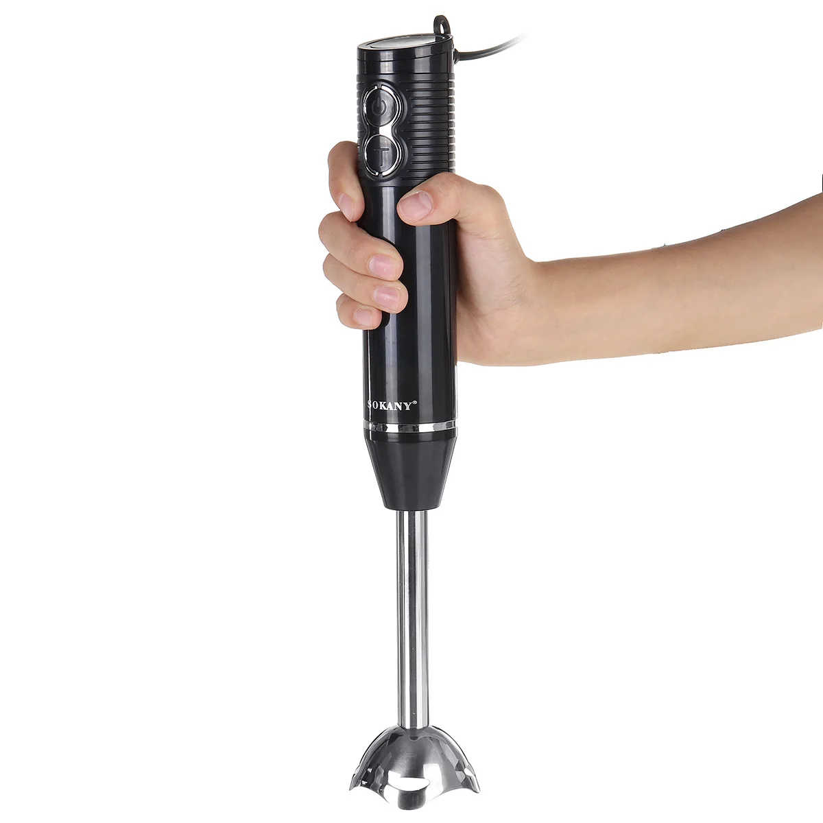 3-in-1 Immersion Hand Stick Blender 300W 2 Speeds Electric Food Vegetable Grinder Hand-held Cooking Complementary Food Machine