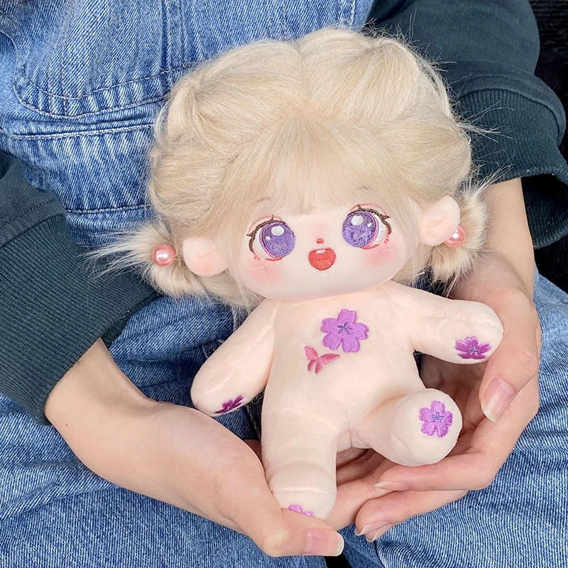 20cm Idol Plush Cotton Star Cute Anime Figure Customized Kawaii Fans Collection Teenage Girls Gift