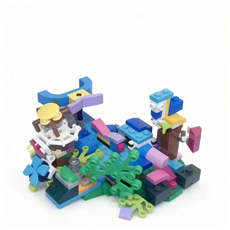 161pcs MOC Explorer Nature Setting Creator 3 1 Model Building Blocks Construction Toys Christmas Gift Idea Brick Education Kids