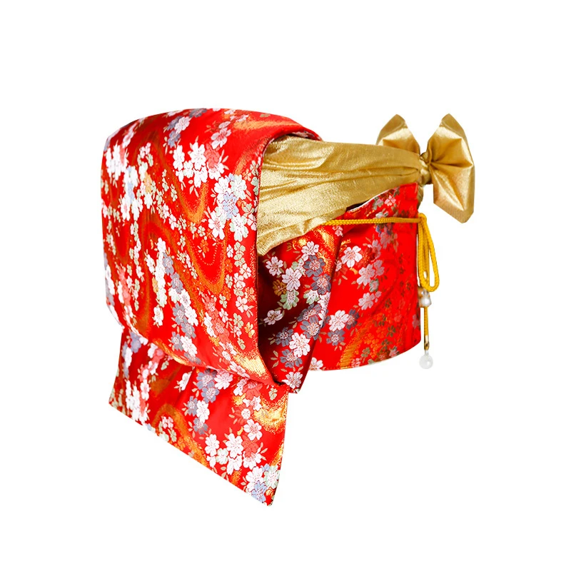 

Japanese Kimono Obi Women Brocade Shaped Taiko Knot Yukata Waistband Creative Dress Wide Waist Belt Cosplay Costume Accessories