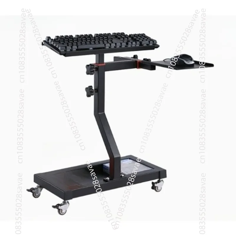 

Removable mouse and keyboard lift bracket, analog steering wheel bracket