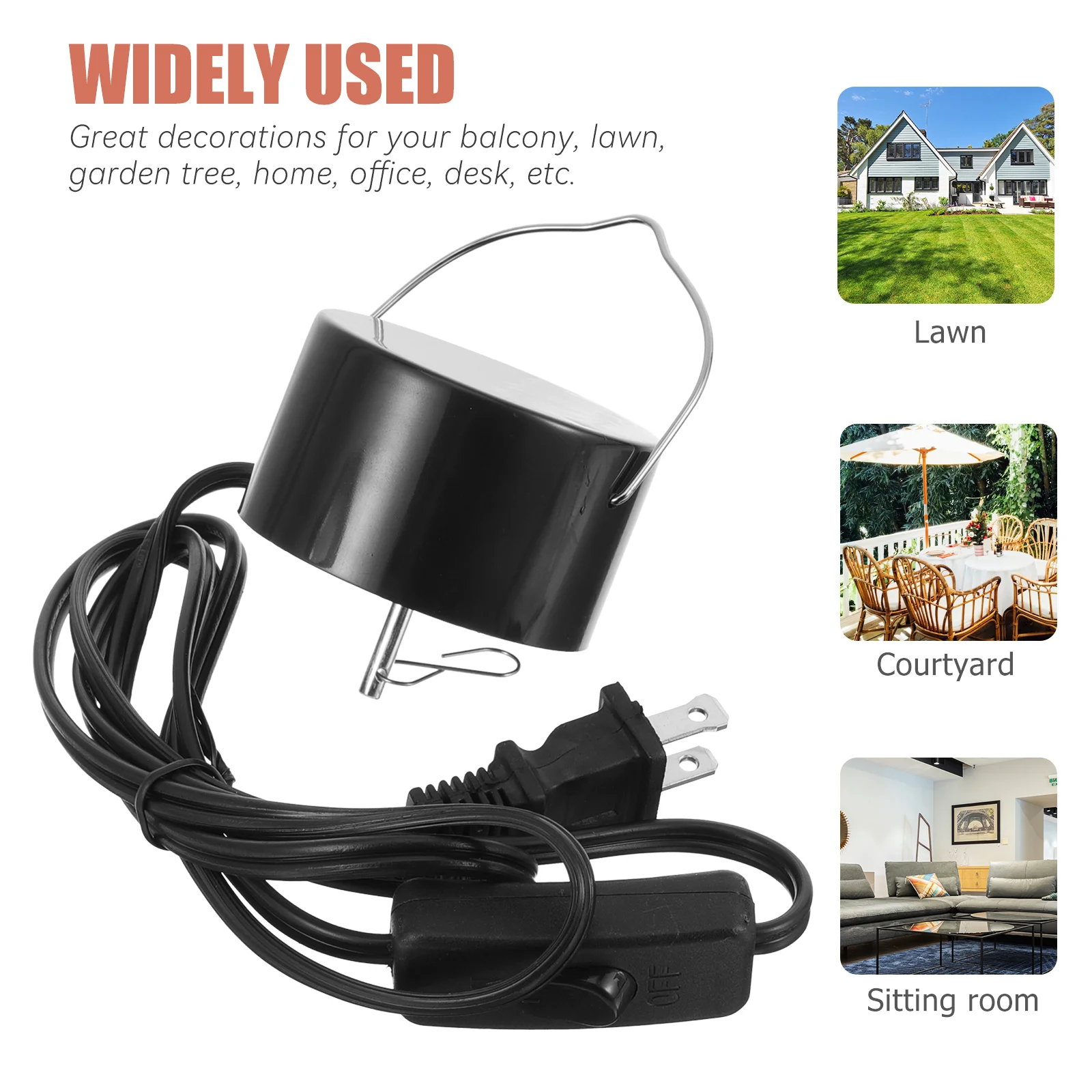 Carillón de viento giratorio para cometa, Motor eléctrico para decoración de interiores, husillos colgantes, Gadget para el hogar, motores de campana, accesorios de herramientas
