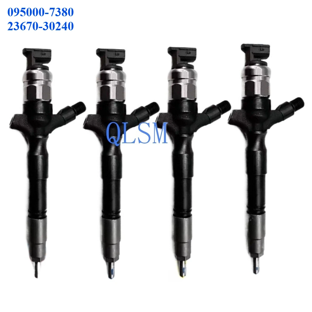 

4 Pieces Fuel Common Rail Diesel Injector ASSY 095000-7380 23670-30240 for ISUZU 6HK1