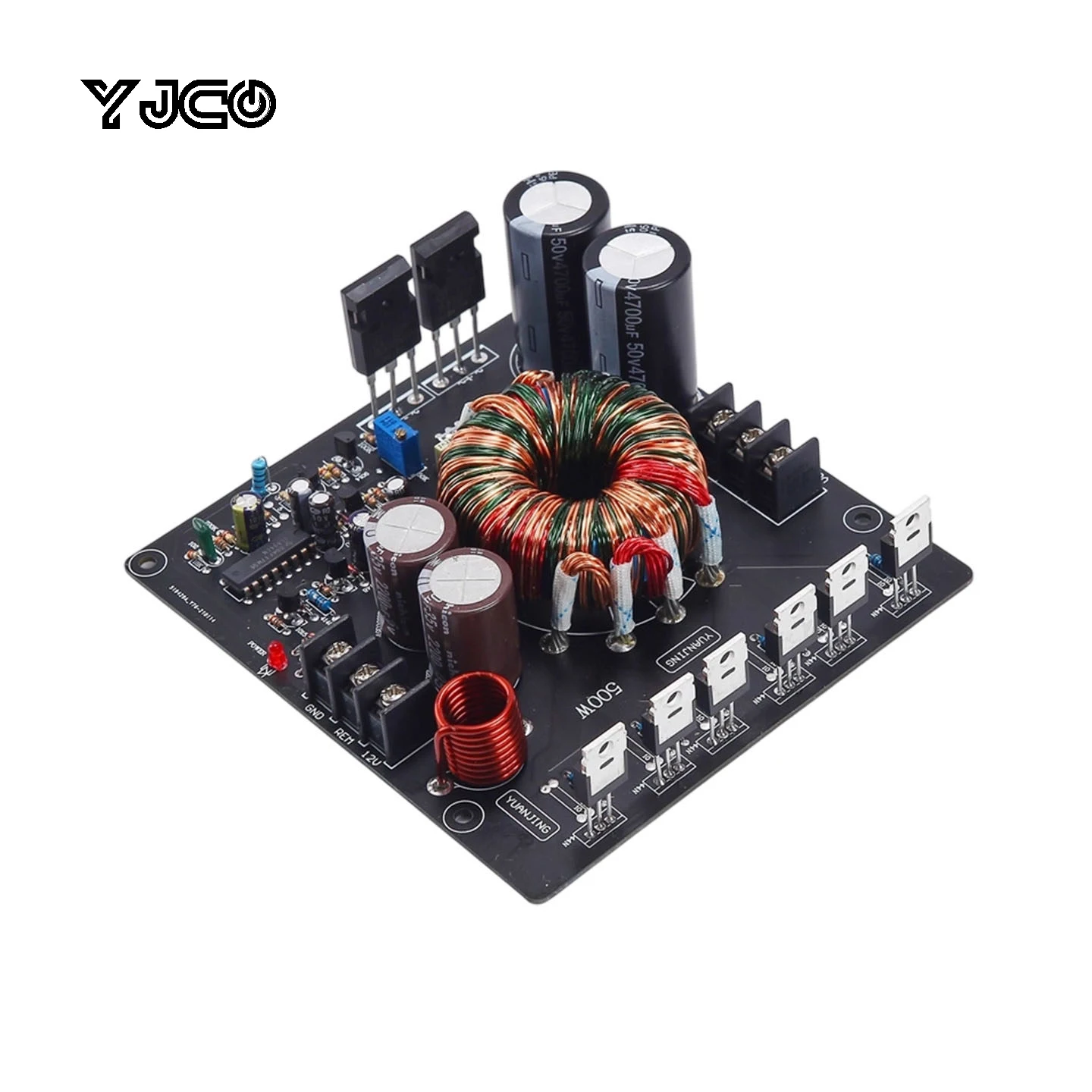 YJCO 500W 12V to ±40V DC Boost Power Supply Board High Conve
