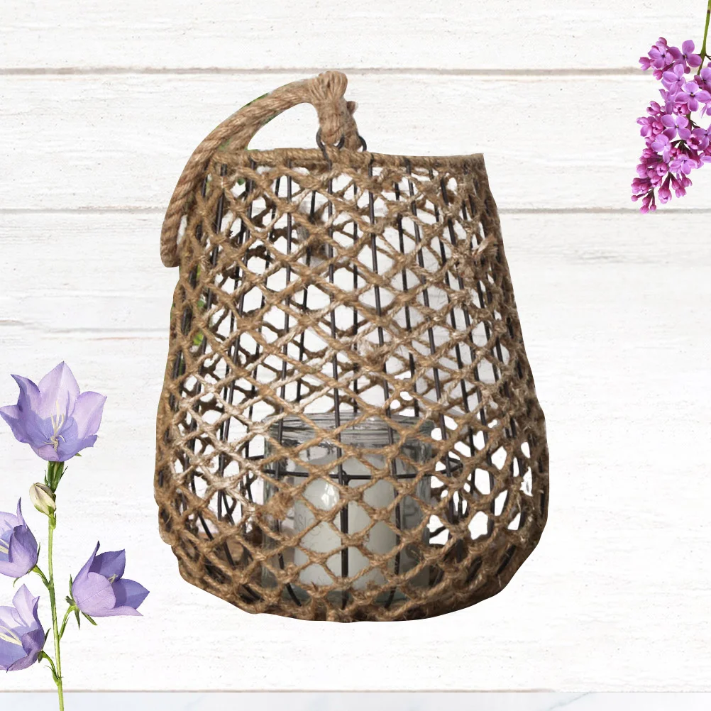 

Outdoor Decor for Patio Lampshade Candlestick Desktop Decorative Decorations Lantern
