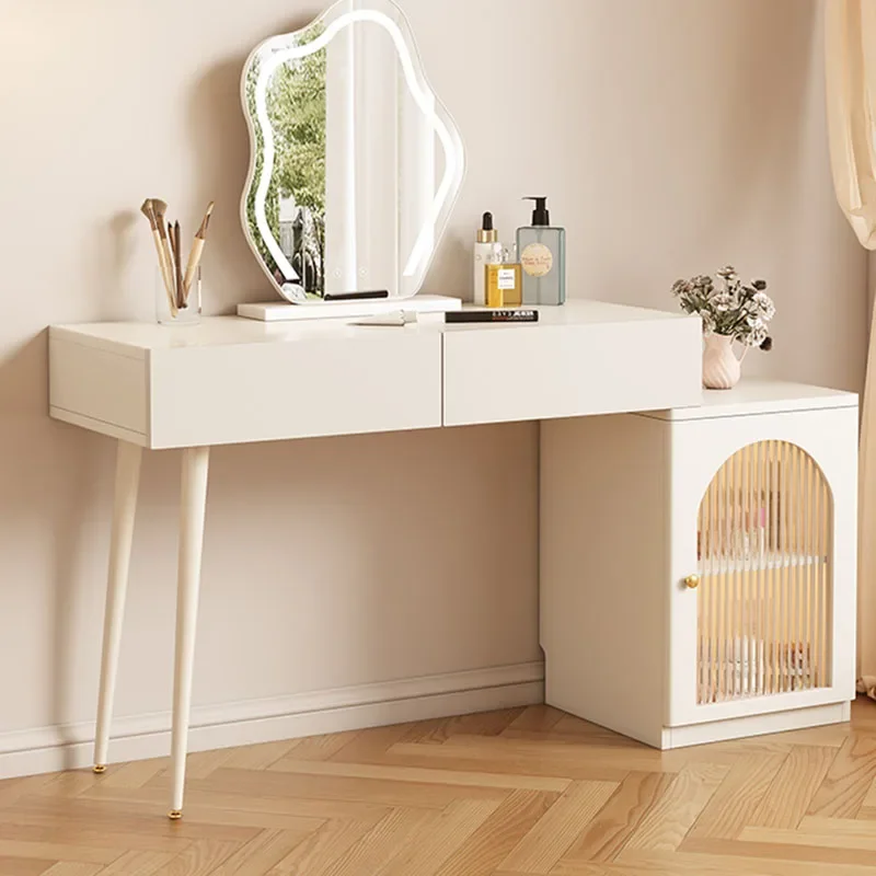 Tocador moderno De lujo para niñas, mueble multifuncional De estilo nórdico para dormitorio, cajón De almacenamiento