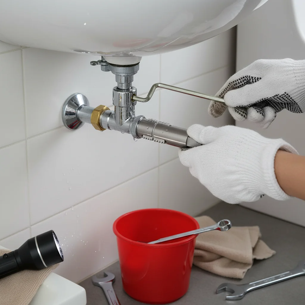 Broken Screw Extractor Tool Durable Steel For Faucet Angle Valve Repair Quick Removal Without Damaging Internal Threads Home Use