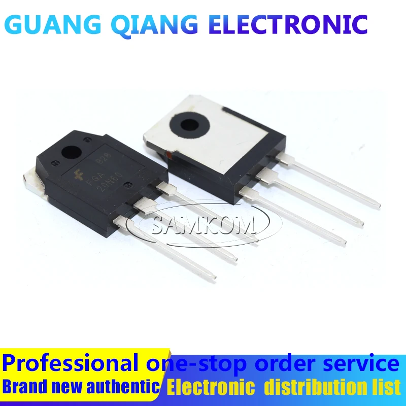 1PCS  FQA20N60 20A 600V MOS TO3P nuevo y ORIGINAL en