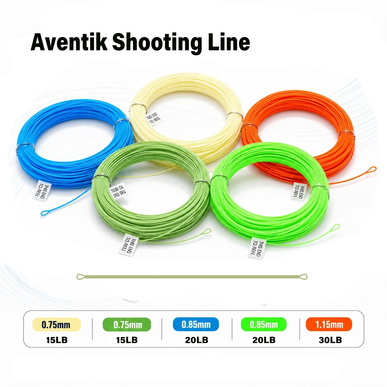 Linha de Pesca Flutuante Aventik 0.55-1.15mm, Linha de Pesca Tenkara para Lançamento Preciso, Linha para Pesca de Truta em Riachos e Água Doce