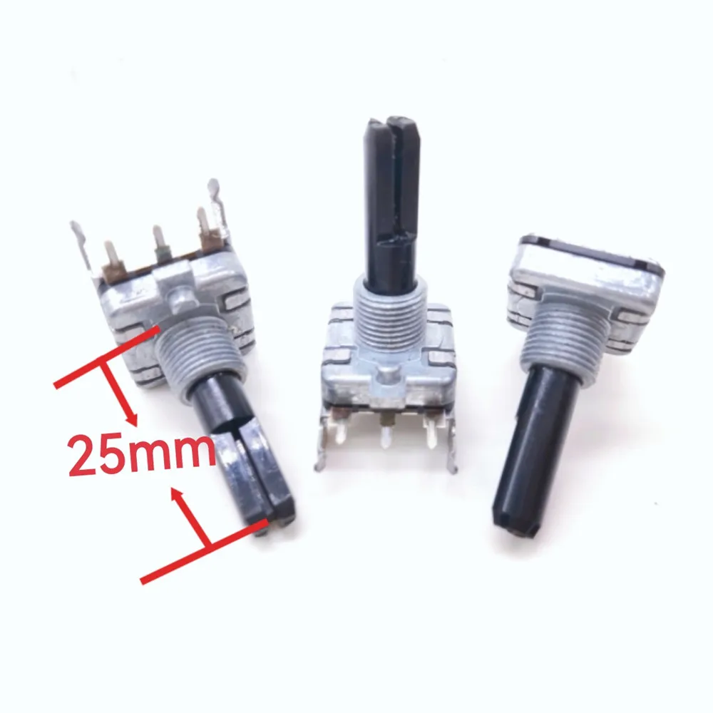 

Оригинальный новый 100% импульсный переключатель EC16, 24 положения, кодер REB161, полуось, громкость 25 мм, динамик