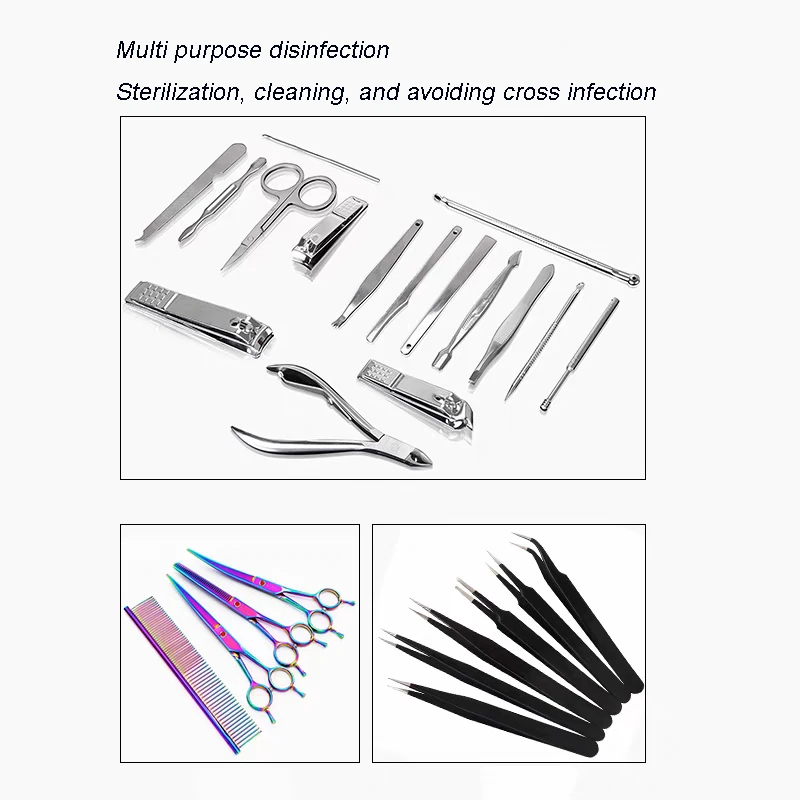 Desinfektionsbehälter für Friseure, Kamm-Sterilisationstank, Glas-Desinfektionskanister, Nagelwerkzeug, Friseurzubehör, Salon-Sterilisationsflasche – Detail 4