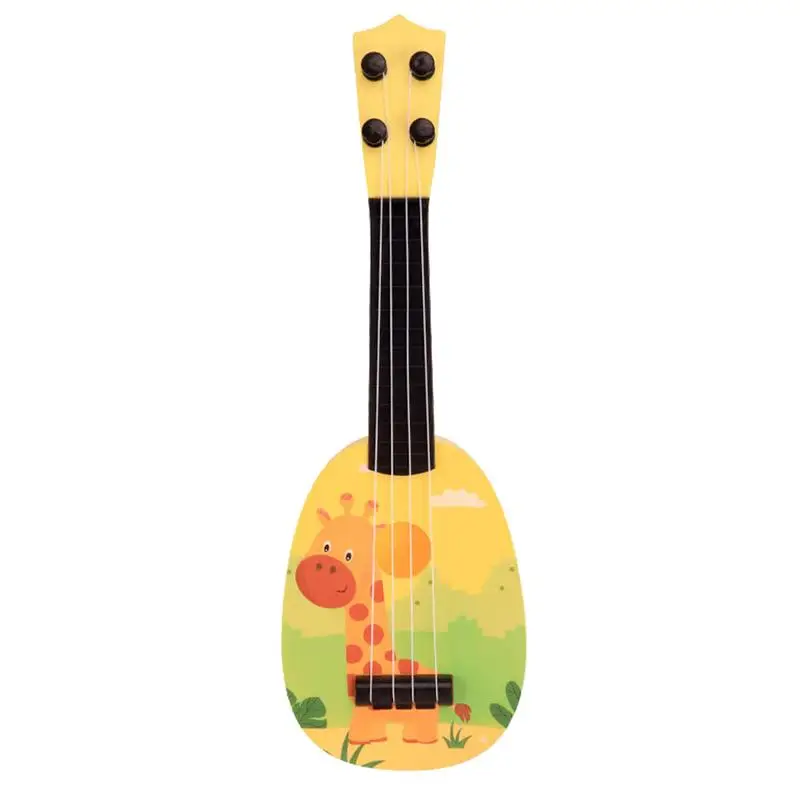 Ukulele For Kids Fun Guitar Music Toy Cartoon Guitar Music Plaything Mini Cartoon Instrument For Toddler Preschooler Boys Girls