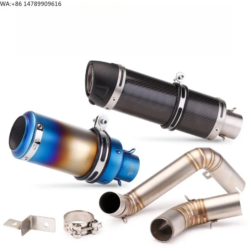 

Full-Size Custom Motorcycle ExhaustDuke200 Duke390RC390 Exhaust Middle Section, Titanium Alloy Full Section Modified DUKE390 Exh