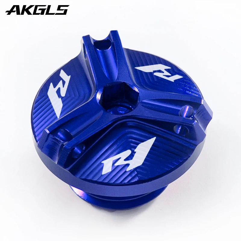 For YAMAHA YZF R1 R1M YZFR1 YZF-R1 M 2005-2017 2018 2019 2020 Motorcycle Engine Oil Filler Cover Oil Filter Cover Accessories