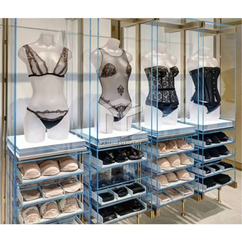 

2025customized. customized store interior design lingerie store display furniture, lingerie shop lingerie display rack bra store