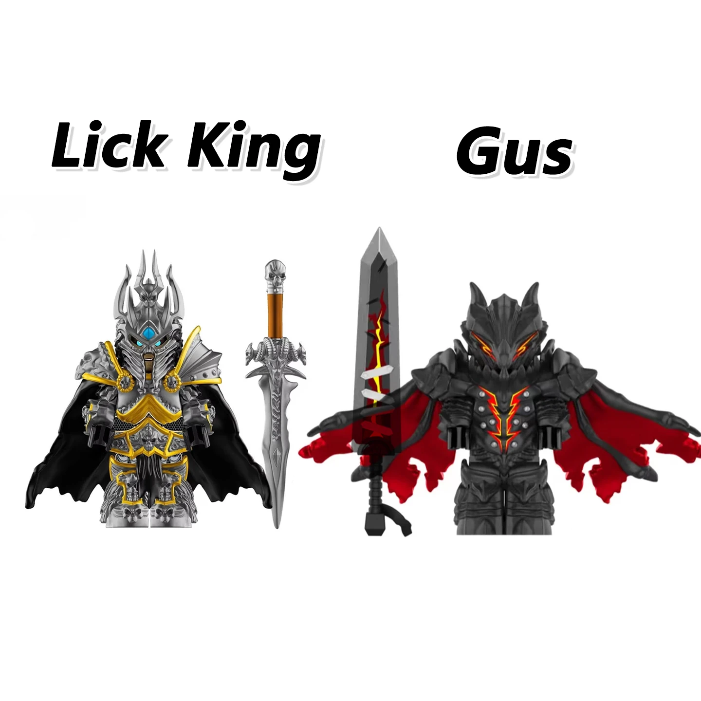 World Of Warcraft Wow Bausteine Lich King Mini Actionfigur Spielzeug Berserk Guts Gus Bausteinfigur Weihnachtsgeschenk