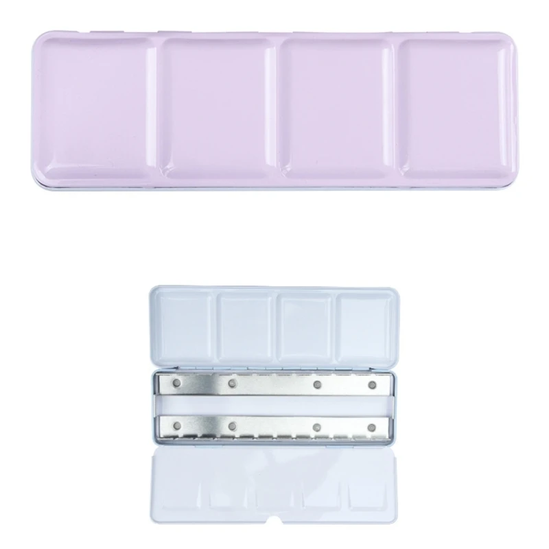 Empty Watercolor-Palette Trays DIY Watercolor Tin Palette-Portable Paint Boxes