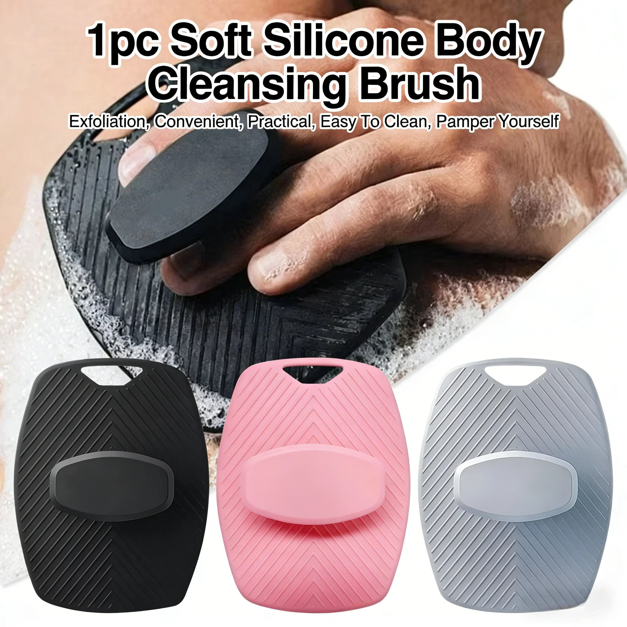 1Pc Soft Silicone B…