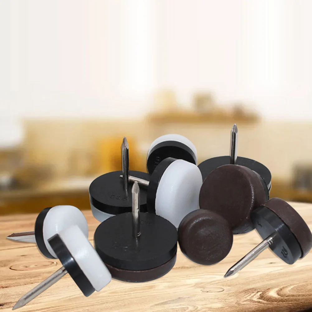 50pcs Furniture Leg Protectors Thick Felt Pads for Chair Table Legs Non Skid Nail Mat Home Office Kitchen