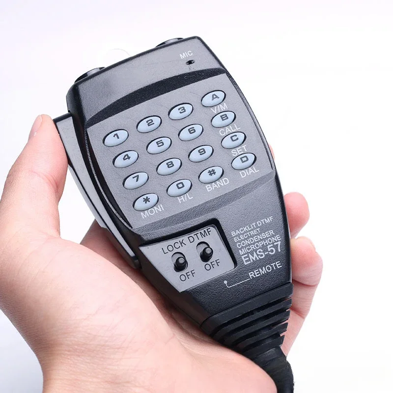 EMS-57 DTMF 8pin Hand Mic microphone for HF/Mobile DX-SR8T DX-SR8E DX-70T DX-77T DR-135 DR-135T DR-135E DR-235 - Image 3