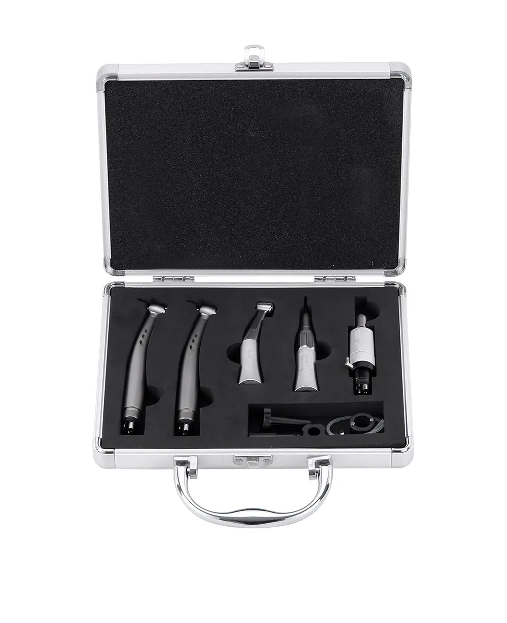 AZDENT Dental-Handstück-Set mit hoher und niedriger Geschwindigkeit, Druckknopf, 1:1, Winkelstück, Luftmotor-Set, Standard-Hochgeschwindigkeits-Handstück mit LED – Detail 16