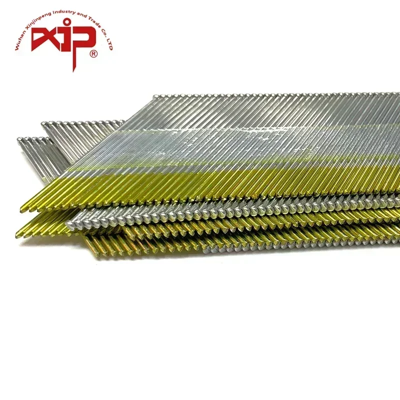 50mm DA Finish Nails 15ga 30-34 Degree Galvanized DA Finish Brad Nails (100PCS*40ROWS) for Wood Roofing and Construction