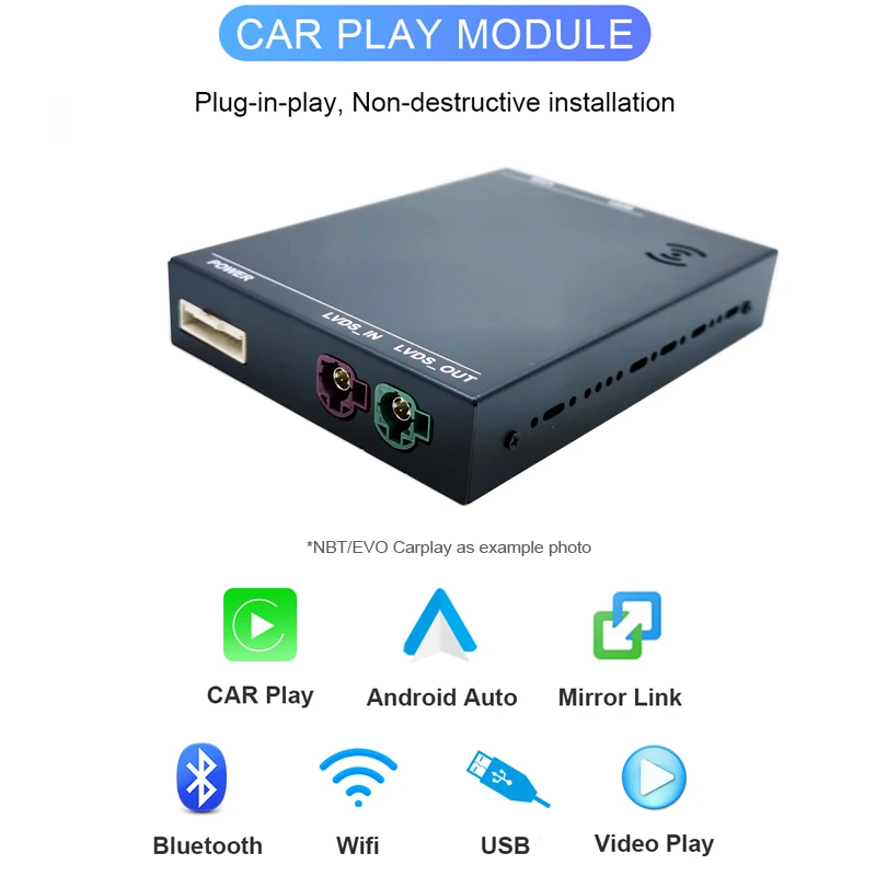 SilverStrong Wireless Carplay Android Box For BMW MINI CIC/NBT/EVO System Support Siri Map Music Phone Mirror-Link