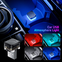 New Universal USB Car Interior Ambient Atmosphere Light LED Signal Lights Auto Reading Night Light Home Decoration Accessories