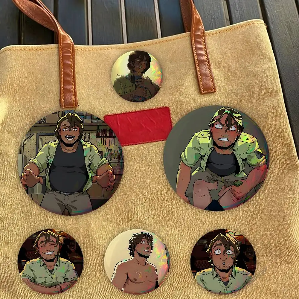 

Y-YKMET S-Strade Cool Badges Personalized Handmade Round Brooches 25mm 75mm 44mm 58mm 32mm Pins Accessory
