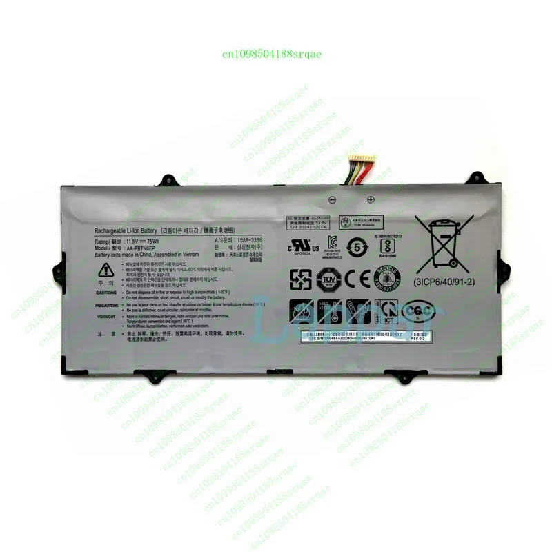 

Новый оригинальный аккумулятор AA-PBTN6EP для ноутбука SAMSUNG 9 2018 NP900X5T 900X5T-X78L% тест 100