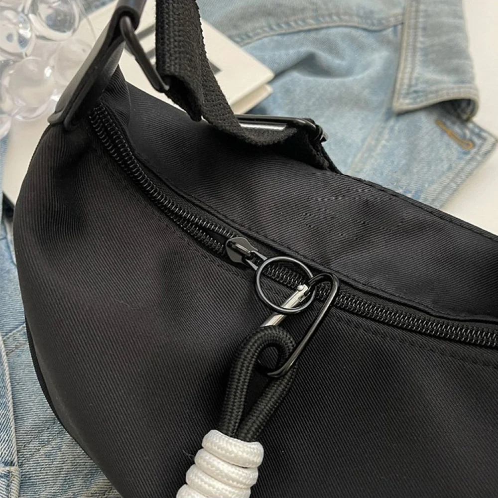 2024 New Fashion Simple Crossbody Bag Wide Shoulder Strap Design Single Shoulder Bag Original Style Commuting Dumpling Women Bag