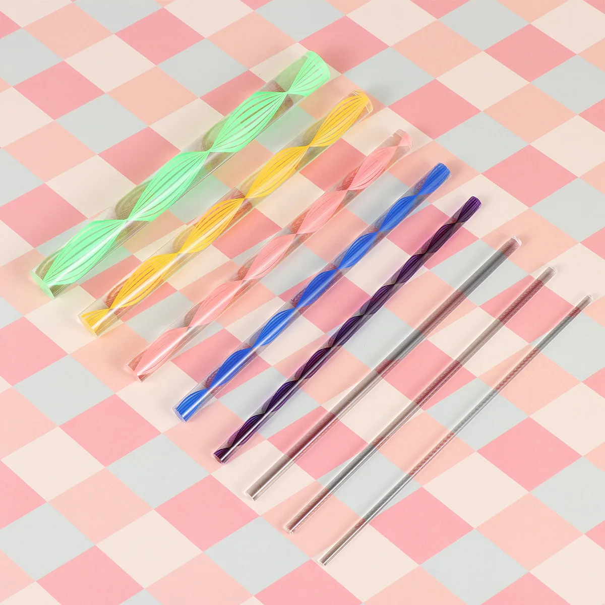 

8Pcs Dual-Ended Acrylic Dotting Rod Nail Point Stick Manicure Nail Art Tools Durable for Paper Wood Canvas Fabric Metal