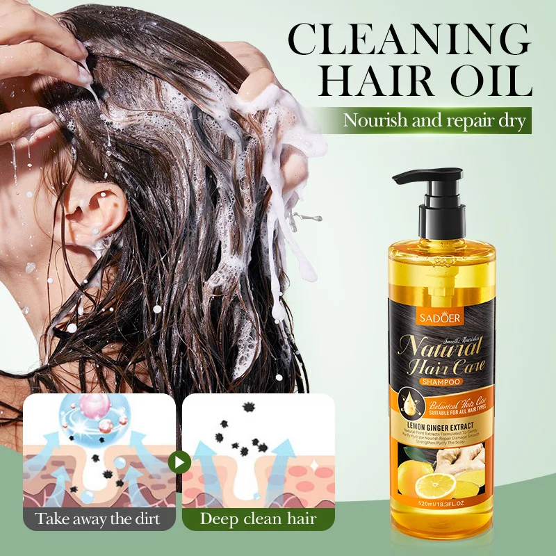 

Herbal Washing and Care Series SADOER Lemon Ginger Smooth Cleansing Shampoo