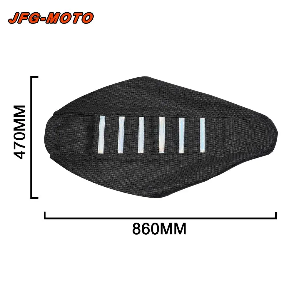 Universal Motorcycle Accessories Holographic Version PVC Seat Cushion Cover Protector For KTM Kawasaki Yamaha Surron Dirt E-Bike