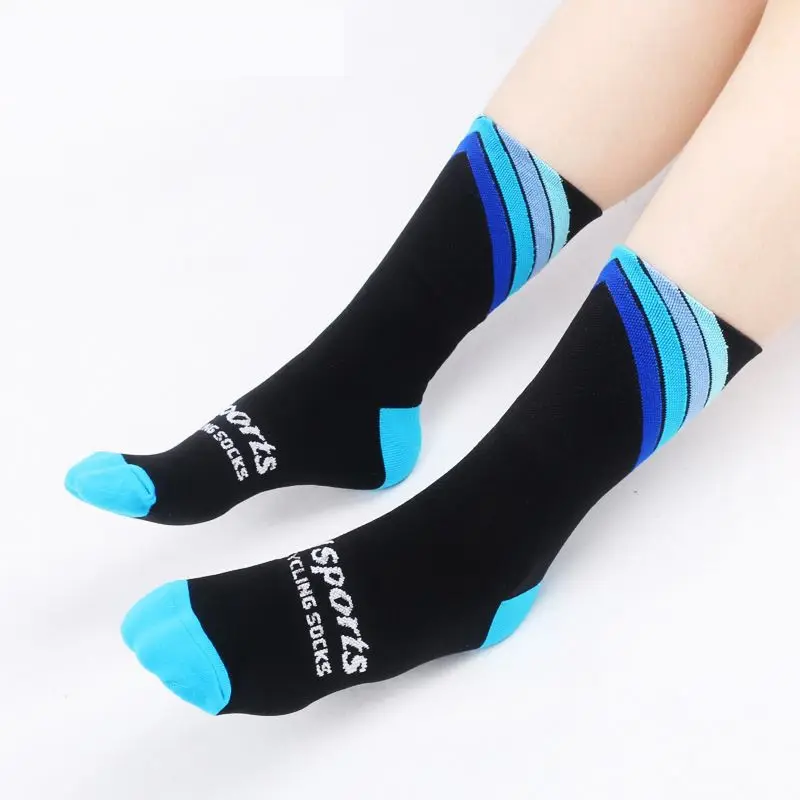 Men Sock Sports Breathable Women Compression Crossborder Supply Running Riding Cycling Over Knee Basketball Biking Hockey Soccer