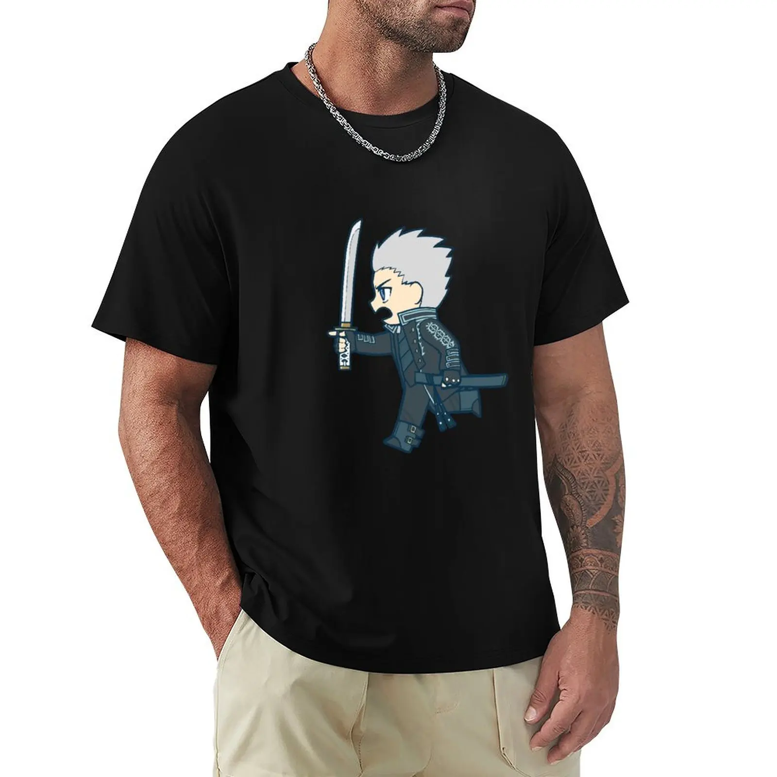 

Vergil Chibi T-Shirt customizeds Personalized t-shirt designer t shirt men