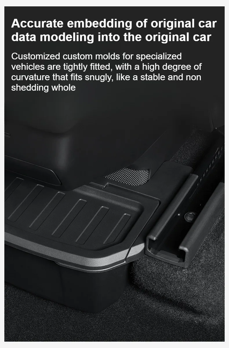 Für Tesla Model YL Sechs Sitze 2026 2025 Armlehnenboxen Aufbewahrungsboxen Auto-Heckabfalleimer Organizer Auto-Innenausstattung TP – Detail 18