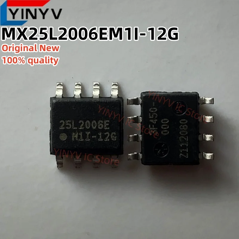 10PCS MX25L2006EM1I-12G MX25L2006EM1I MX25L2006E 25L2006E SOP-8 2M-BIT [X 1/X 2] CMOS SERIAL FLASH Original New 100% Quality
