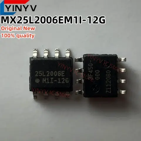 10PCS MX25L2006EM1I-12G MX25L2006EM1I MX25L2006E 25L2006E SOP-8 2M-BIT [x 1/x 2] CMOS SERIAL FLASH Original New 100% quality