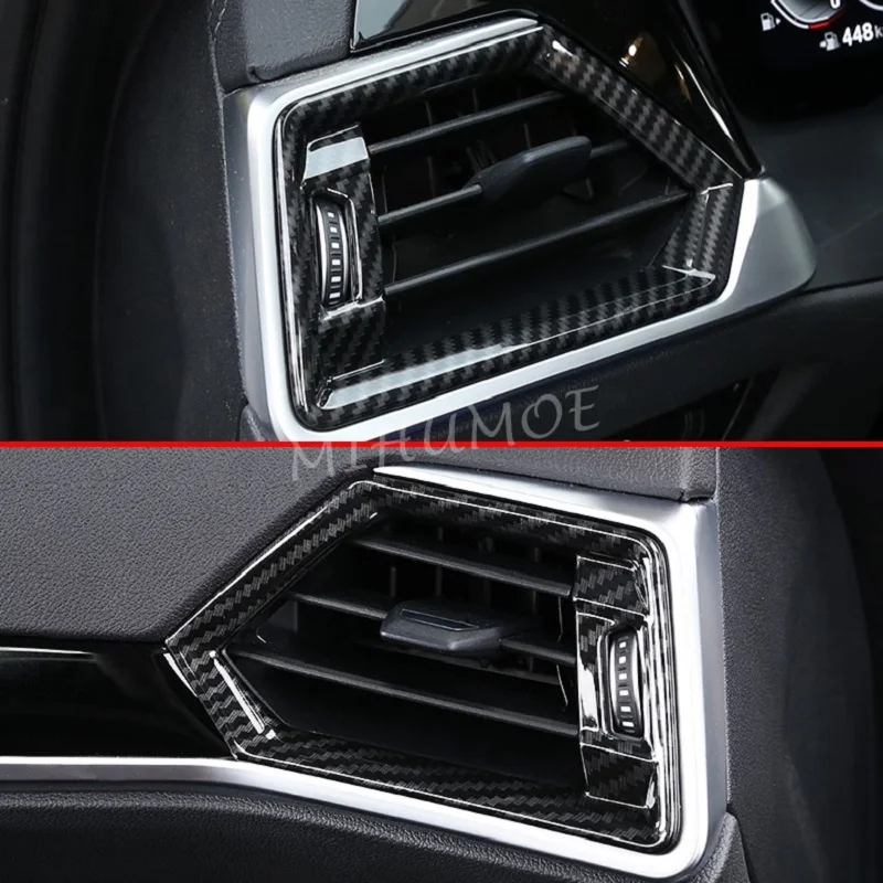 

For BMW 3 Series 320i 330i 2020 2021 2022 ABS Carbon Fiber Car Side Air Conditioning Vent Outlet Cover Trim Auto Accessories