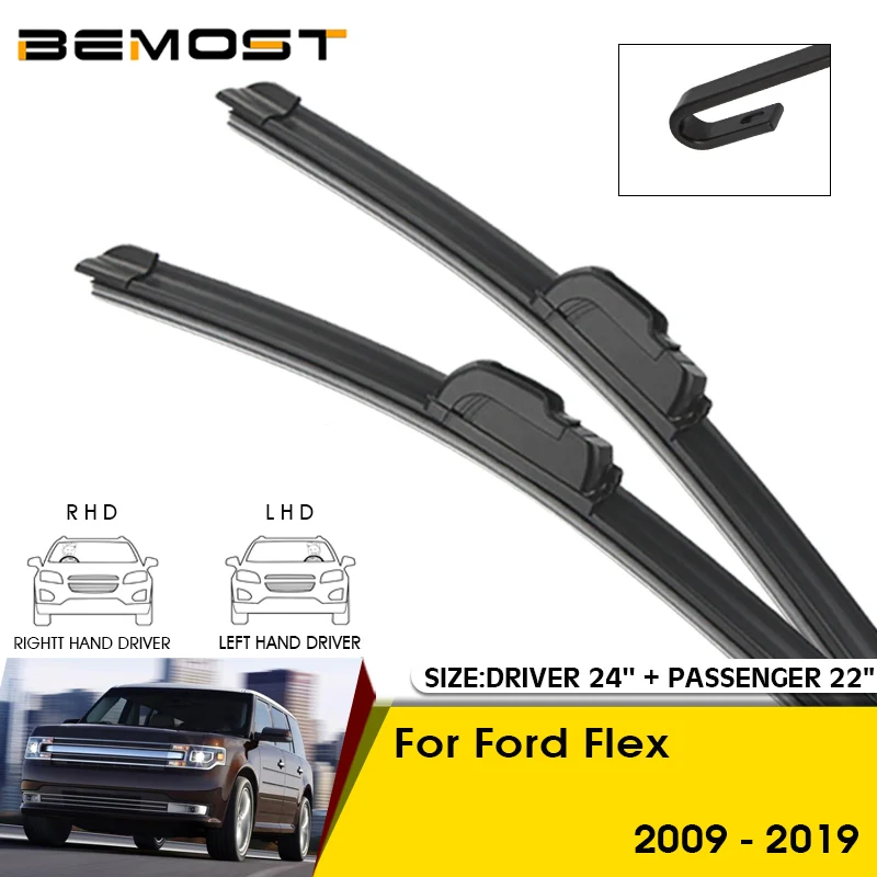 

Car Wiper Blades For Ford Flex 2009-2019 Windshield Windscreen Front Window Blades 24"+22" Car Accessories